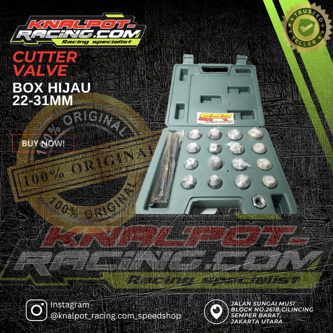 CUTTER VALVE BOX HIJAU 22-31MM